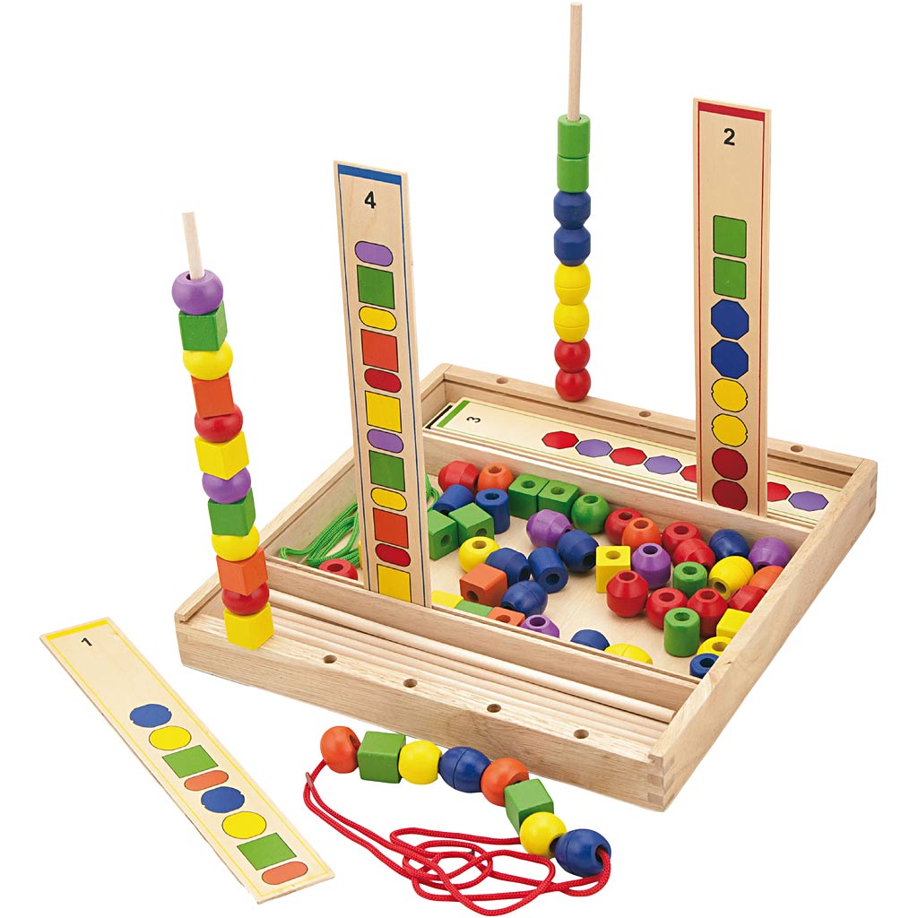 Vigatoys Https: www.cchobby.nl viga-kralenspel-h-4-cm-l-33-cm-b-33-cm-94-onderdelen-1-doos