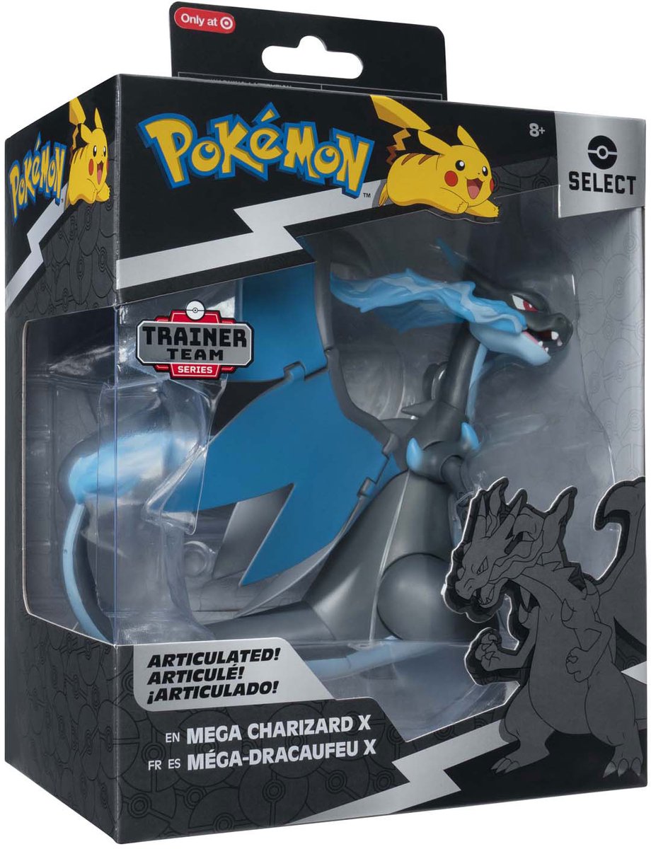 Jazwares Pokémon mega-charizard articulated actiefiguur 15cm
