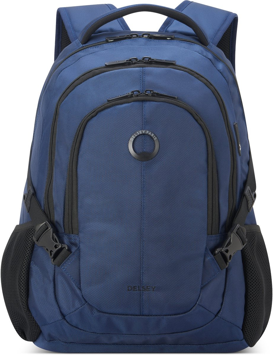 DELSEY element backpack navigator – 29 liter – laptoprugzak 15,6 inch – usb-poort – smart-sleeve – blue