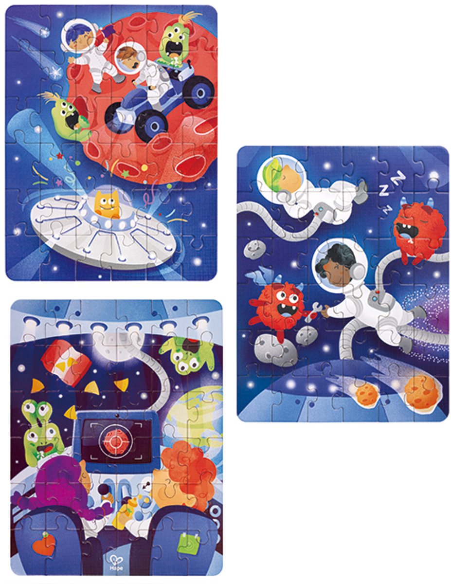 Hape Ruimte-avontuur puzzel