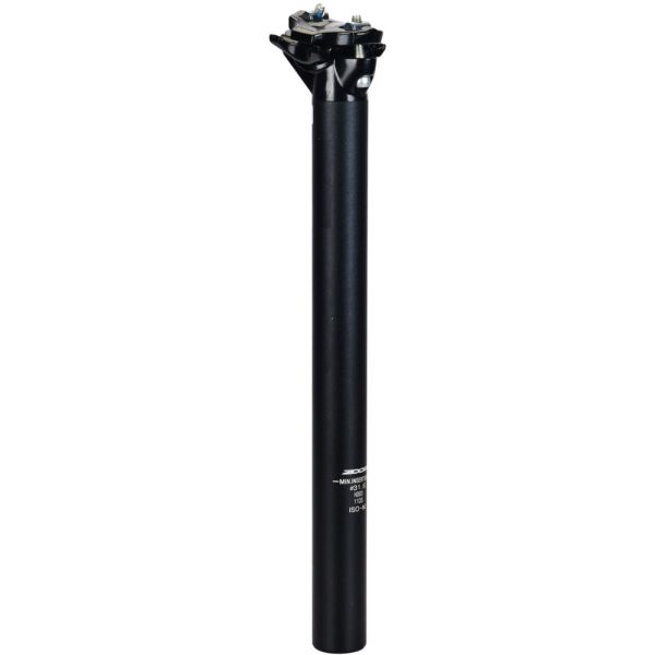 Hulzebos Cycle Parts B.V. Zoom zadelpen 27.2 vast atb 2-bouten 350 mm. zwart