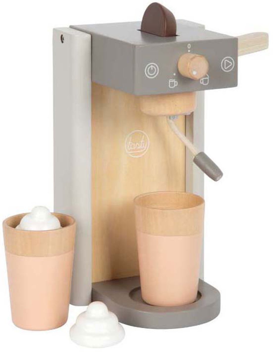 Small Foot koffiemachine speelset grijs 'tasty'