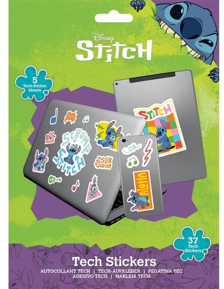 Disney Lilo stitch (best buds) tech sticker