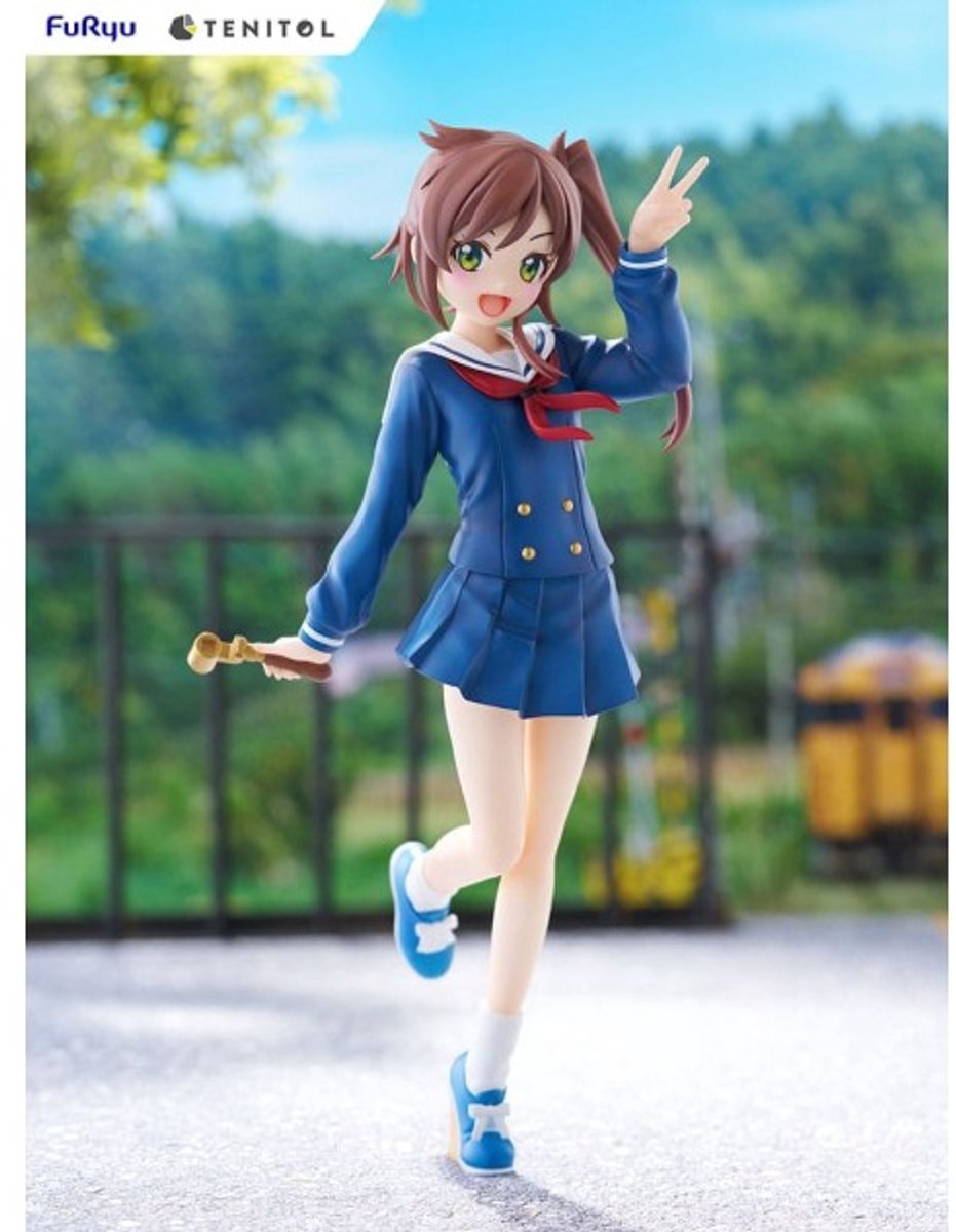 Furyu Train to the end of the world tenitol pvc statue shizuru chikura 21 cm