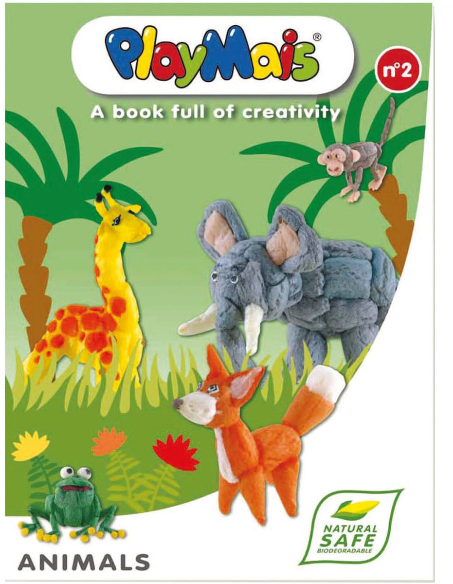 PlayMais voorbeeldenboekje - dieren