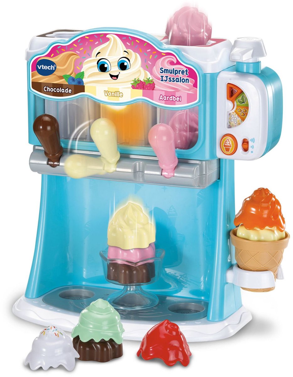 VTech smulpret ijssalon - educatief speelgoed - stimuleert creativiteit - speelgoed vanaf 2 jaar