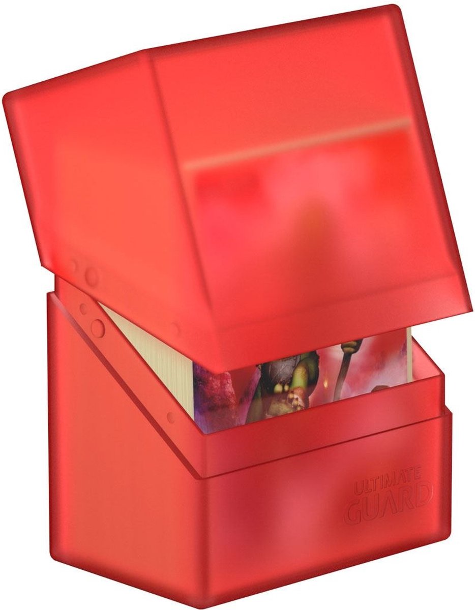 Ultimate Guard boulder 60+ - ruby card boxes