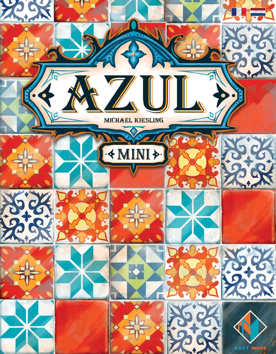 Next Move Games Azul mini bordspel - 2 tot 4 spelers