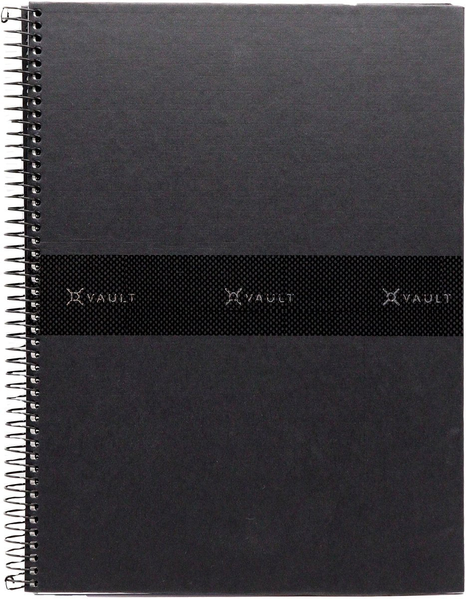 Kangaro Ancor spiraalblok - vault - formaat a4 - hardcover - met ruit 5mm - 2 stuks - an-099614-a