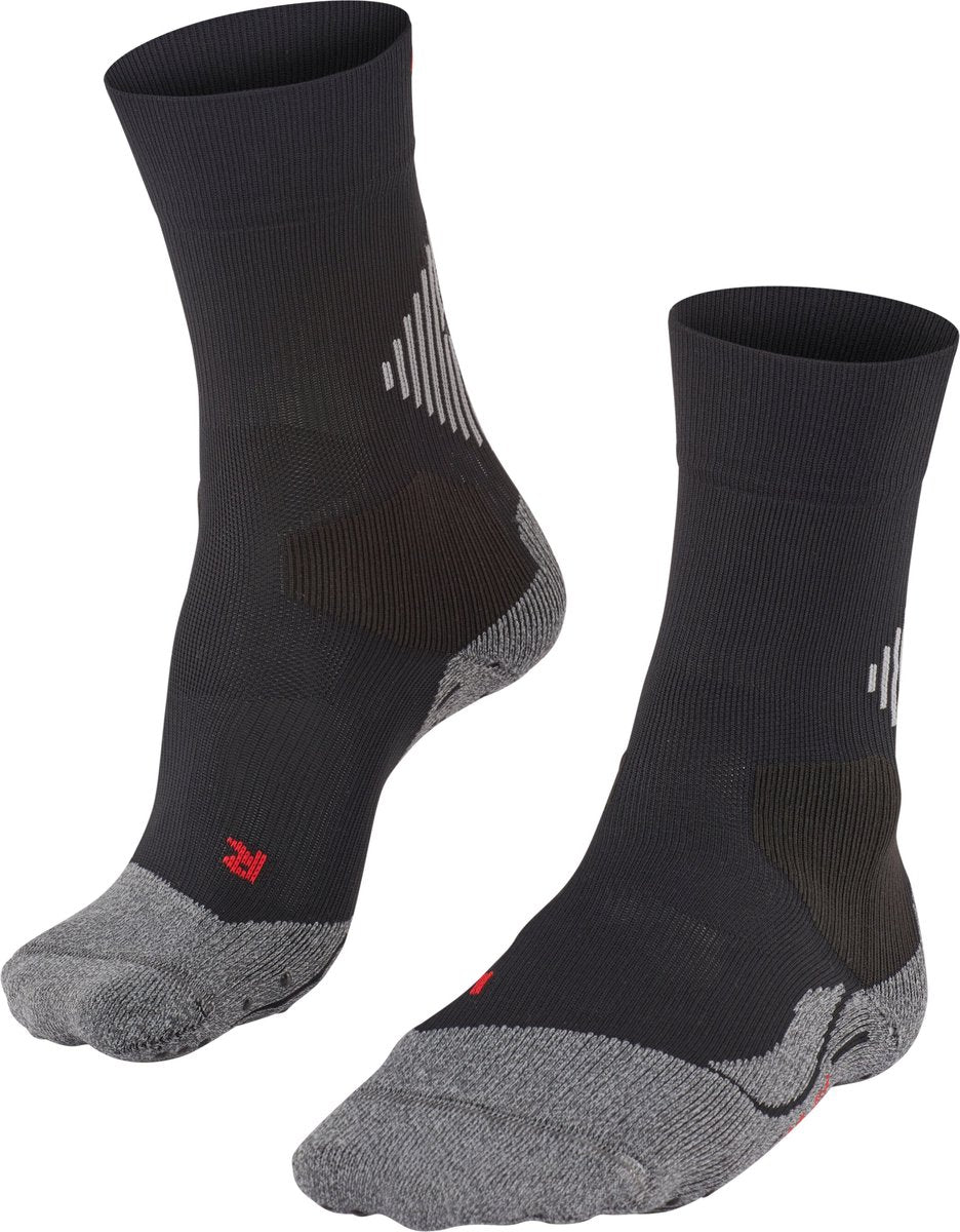 FALKE 4grip stabilizing anti blaren, anti zweet functioneel garen sportsokken unisex zwart - maat 42-43