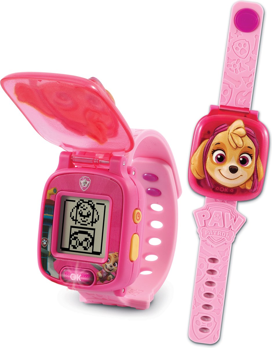 VTech paw patrol skye learning watch - educatief speelgoed - maak kennis met cijfers en problemen oplossen - 3 tot 7 jaar