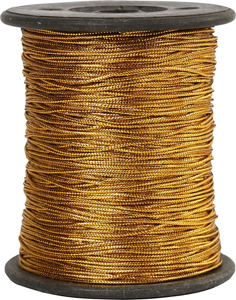 Creotime Koord, dikte 0,5 mm, goud, 100 m