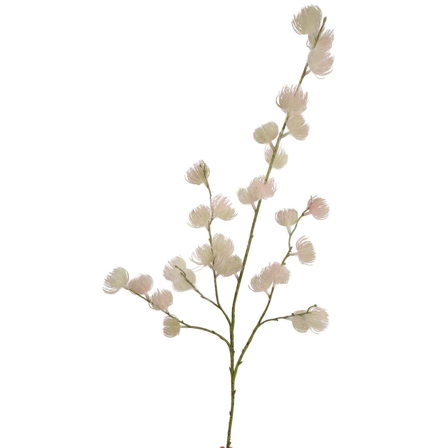 Roberts Collection Kunsttak pluizenbol wit roze 108cm