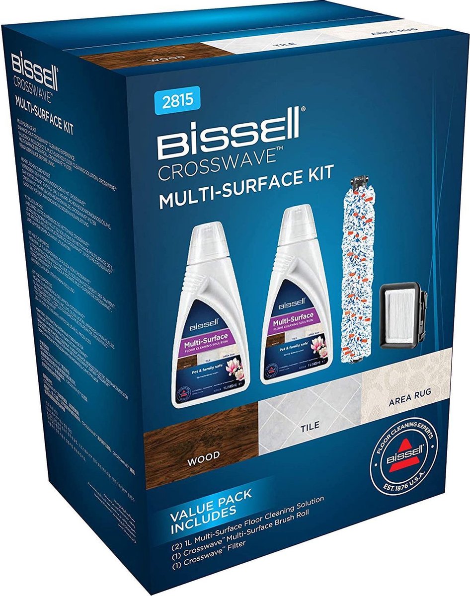 BISSELL multisurface cleaning pack crosswave 2x1l