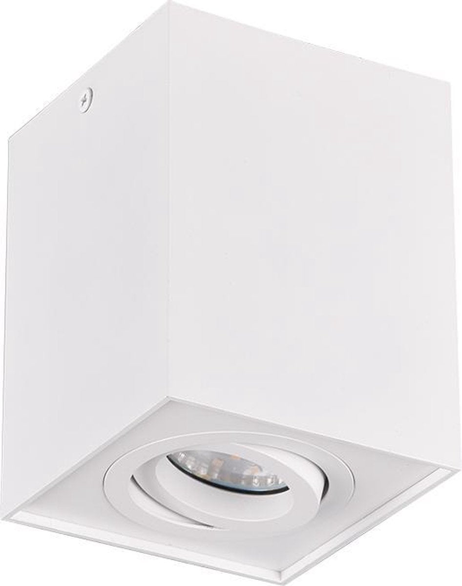 TRIO biscuit - plafondlamp - wit mat - excl. 1x gu10 35w