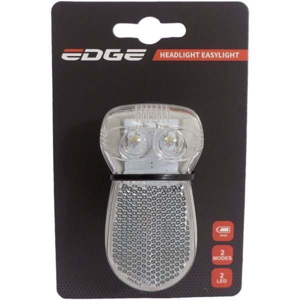 Edge Koplamp easylight - 2 leds - inclusief batterij (op kaart)