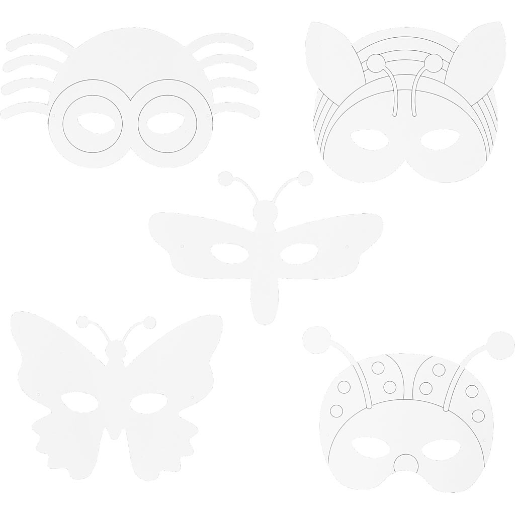 Creotime Https: www.cchobby.nl insectenmaskers-h-14-17-cm-b-19-5-23-cm-230-gr-wit-16-stuk-1-doos