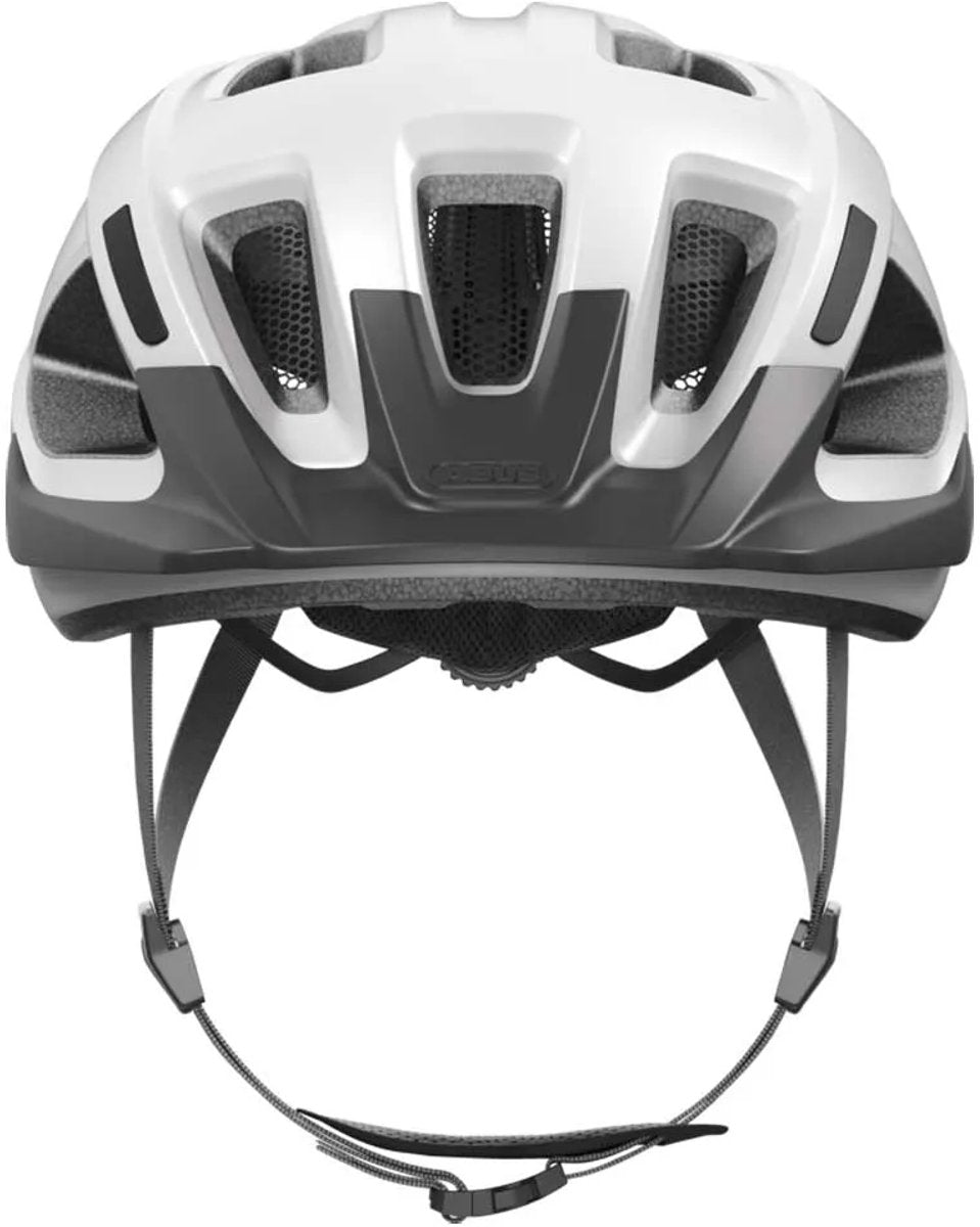 ABUS Fietshelm aduro 3.0 led polar white m - 52-58 cm - wit - geschikt voor gebruik op elektrische fietsen - stadsfietsen - 315 g