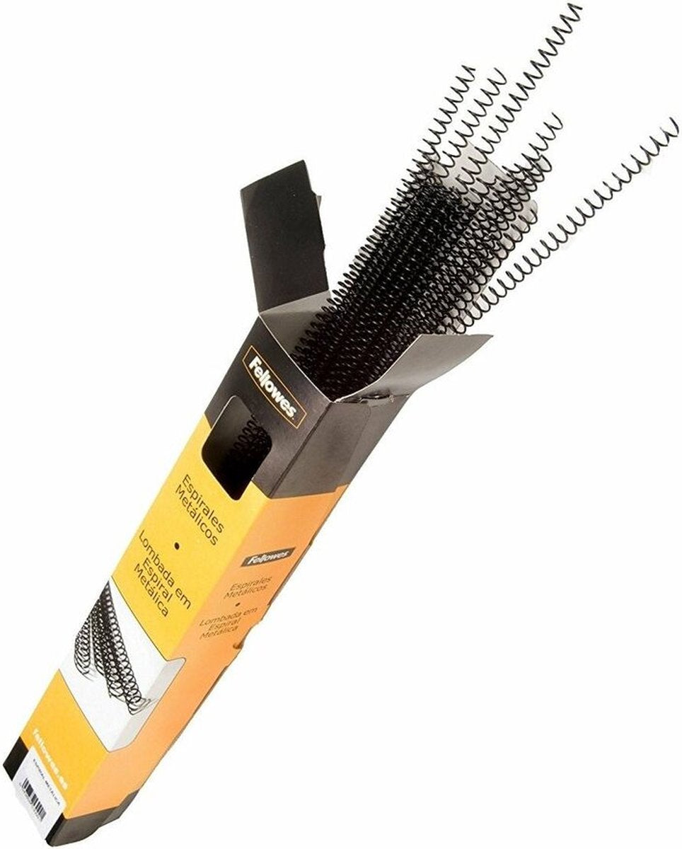 Fellowes Spiralen 100 stuks zwart metaal (ø 14 mm)