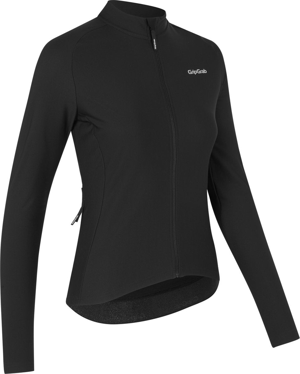 GripGrab - w's pacr thermo fietsshirt voor dames lange mouwen lente herfst wielrenshirt cycling jersey - zwart - vrouwen - maat xs
