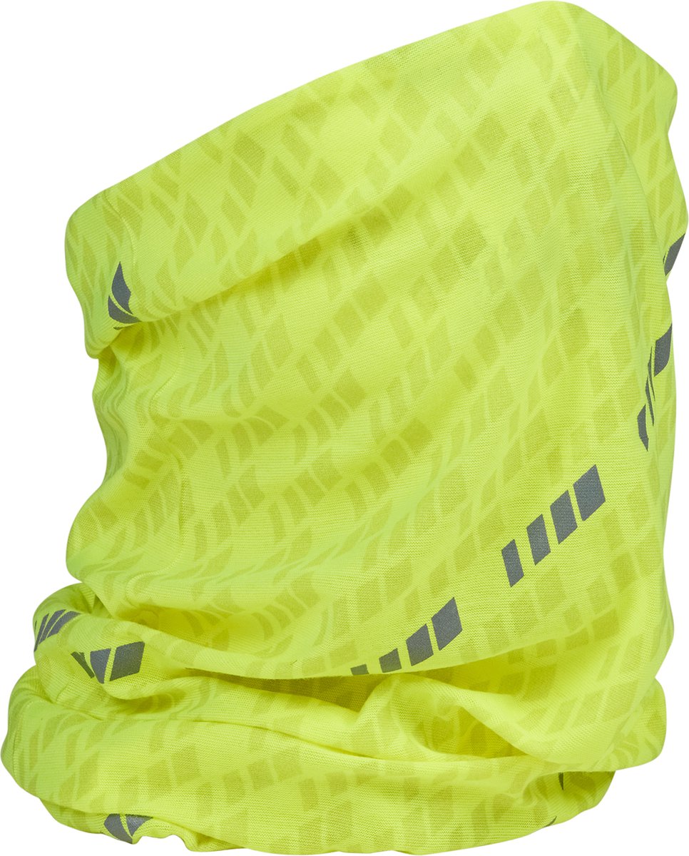 GripGrab - multifunctional hi-vis reflective nek warmer reflecterende fiets loop - geel hi-vis - unisex - maat one size
