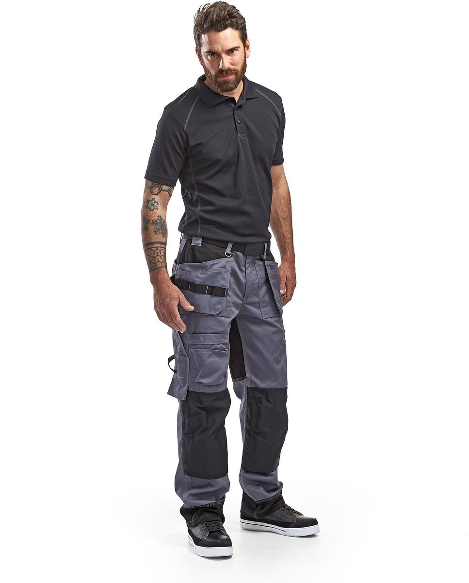 Blåkläder Blaklader werkbroek 1504-1860 - grijs zwart - c46