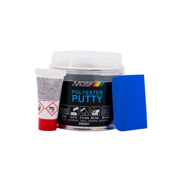 Motip Polyester staal plamuur 250 gram