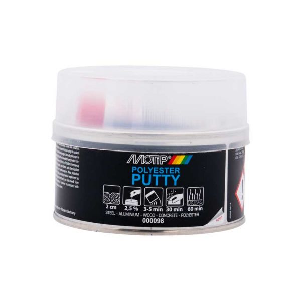 Motip Polyester staal plamuur 500 gram