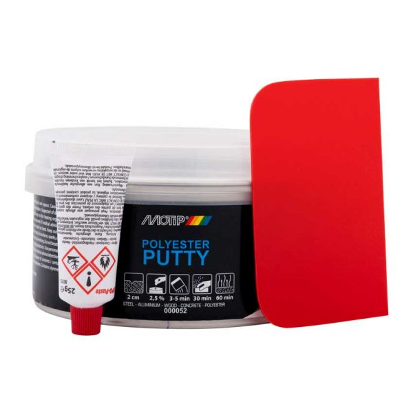 Motip Polyester staal plamuur 1000 gram