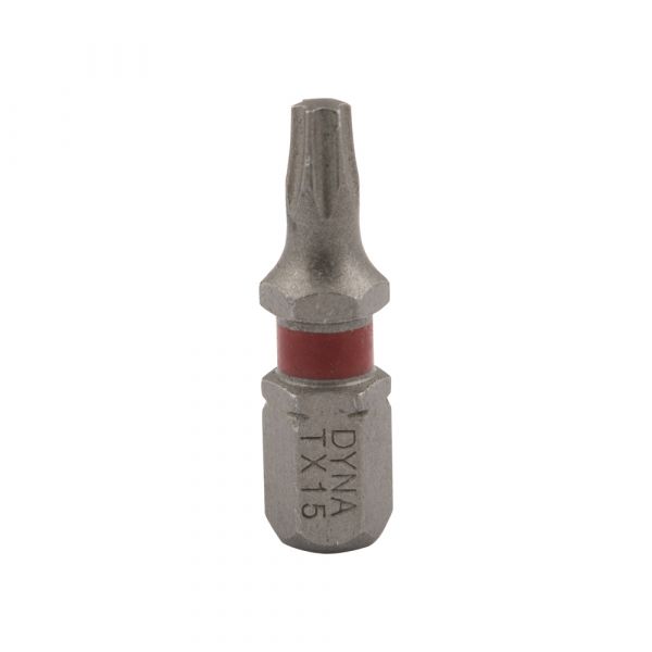 Dynaplus Schroefbit 25 mm tx-15 rood 10x
