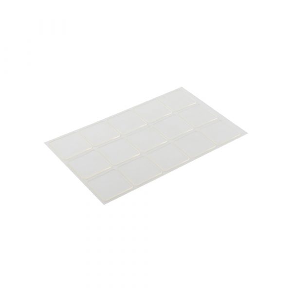 HPX Producten dubbelzverwijderbare transppads 15 stuks 25mm x 25mm tr