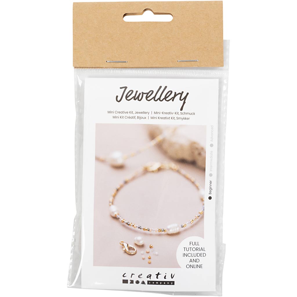 Creativ Company Https: www.cchobby.nl mini-hobbyset-sieraden-armband-en-ketting-met-sluiting-1-doos
