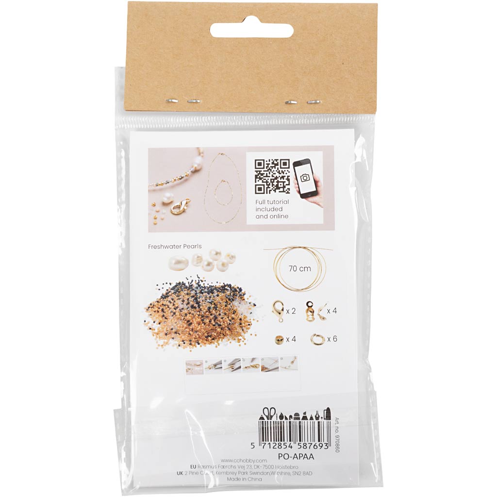 Creativ Company Https: www.cchobby.nl mini-hobbyset-sieraden-armband-en-ketting-met-sluiting-1-doos