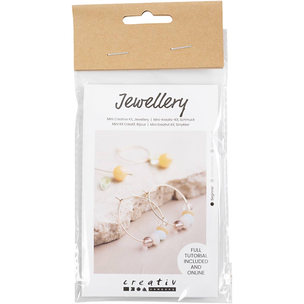 Creativ Company Https: www.cchobby.nl mini-hobbyset-sieraden-oorringen-met-kralen-1-doos