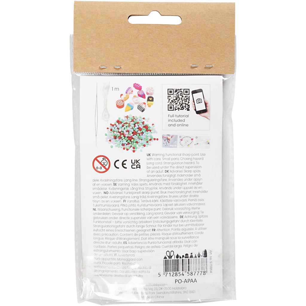 Creativ Company Https: www.cchobby.nl mini-hobbyset-sieraden-elastische-armband-en-ring-1-doos