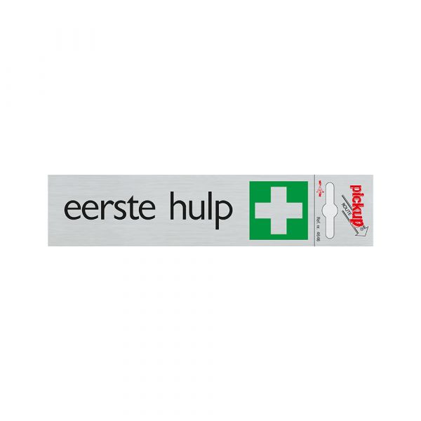 Bord Alulook Eerste Hulp - 165x44 mm zelfklevend.