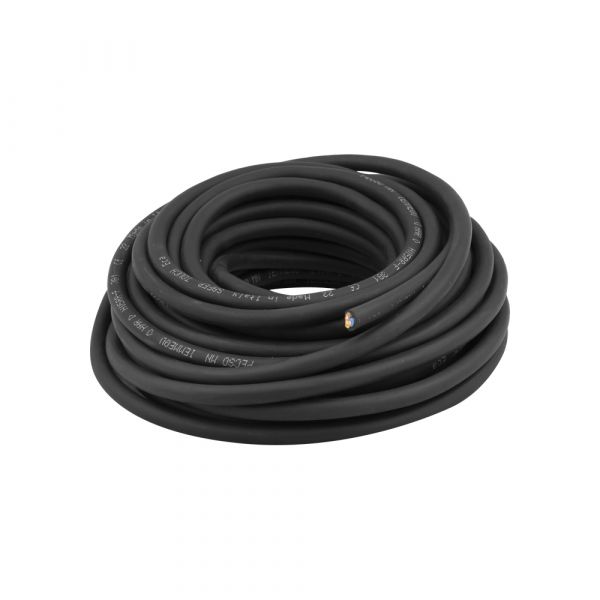 Q-Link Huishoudkabel 3x1.0 zwart 10 meters
