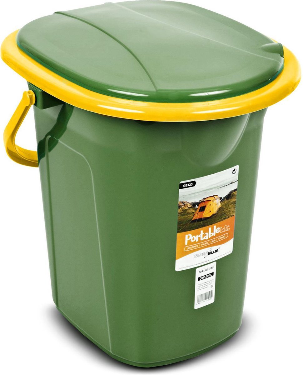 GreenBlue Draagbare toeristische toiletbak wc 19l gb320go