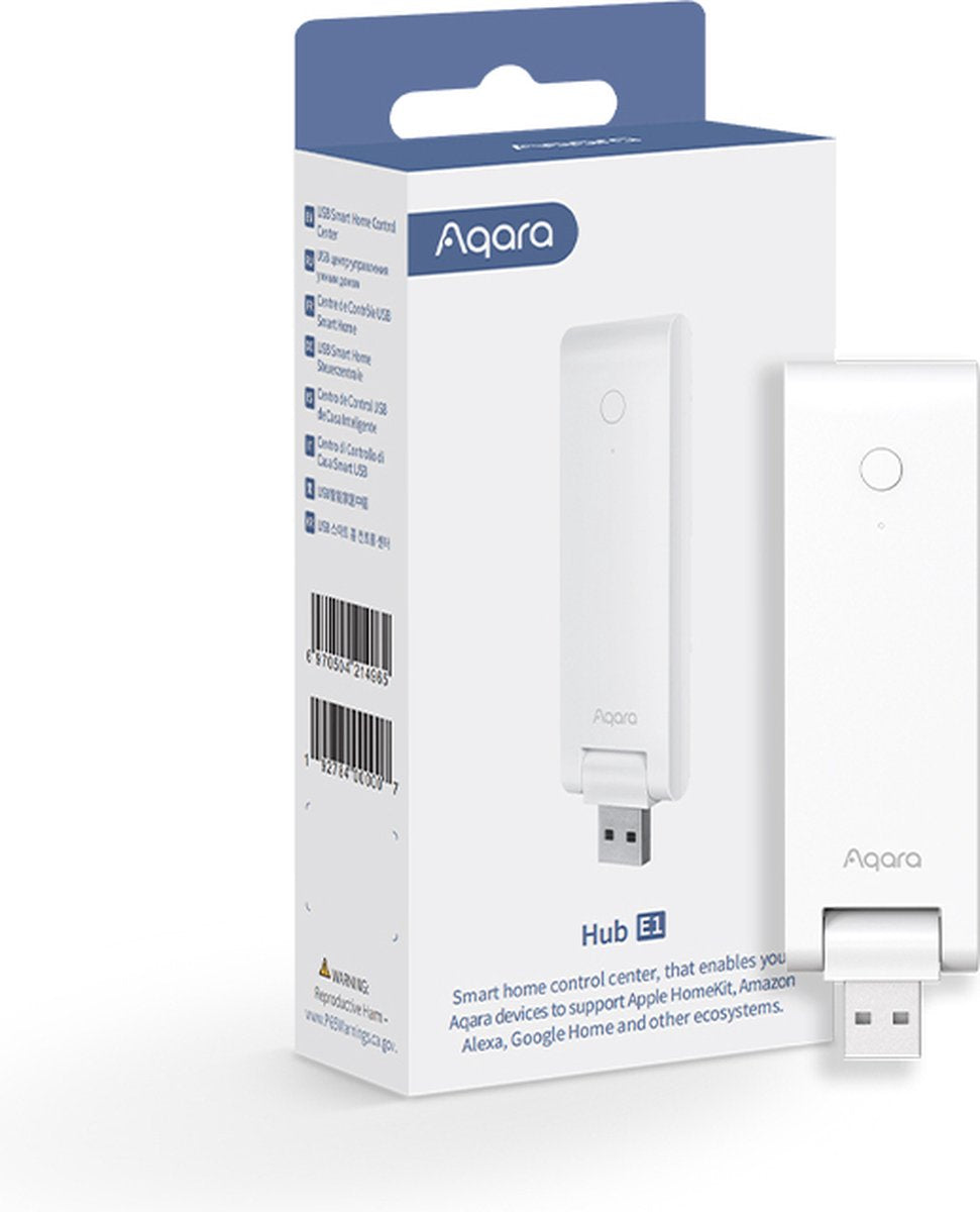 AQara hub e1 - zigbee hub - app homekit