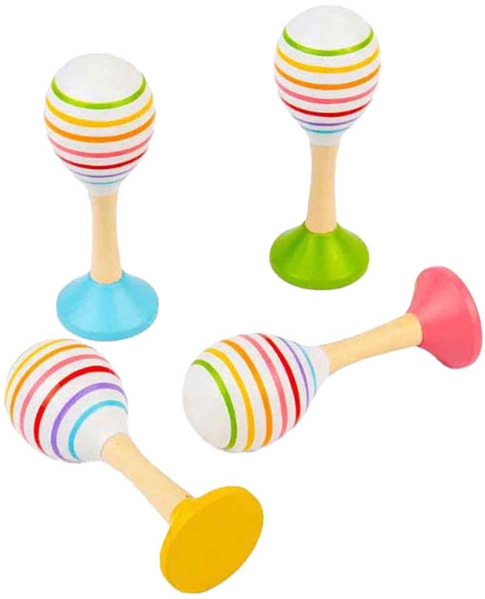 BIGJIGS houten junior maraca, 2st.