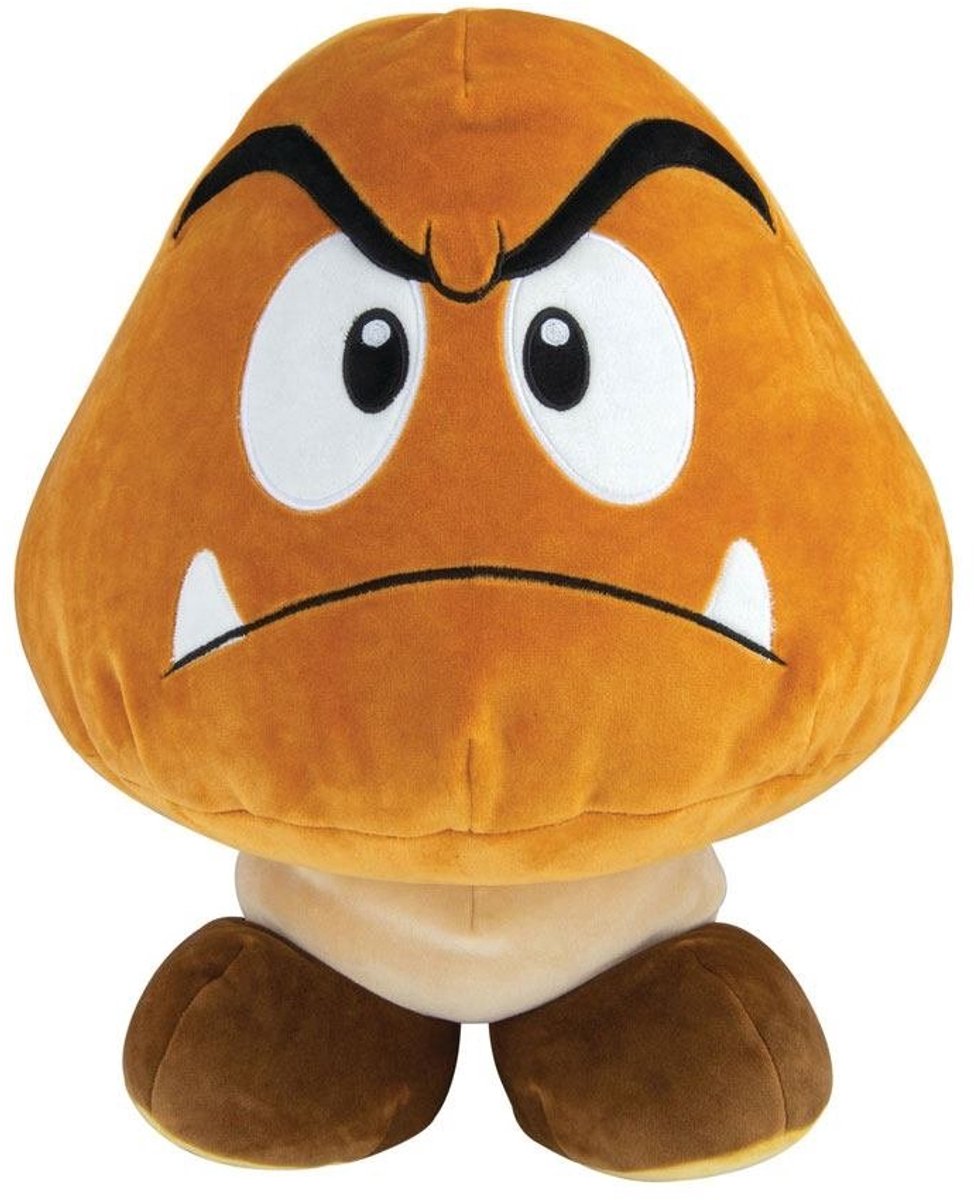 Tomy Super mario - mega goomba pluche - club mocchi-mocchi