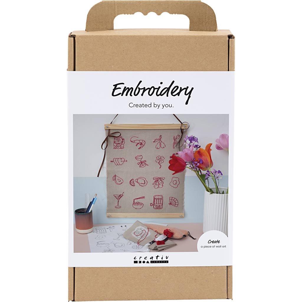 Creativ Company Https: www.cchobby.nl hobbyset-borduurwerk-hangende-decoratie-vlas-1-doos