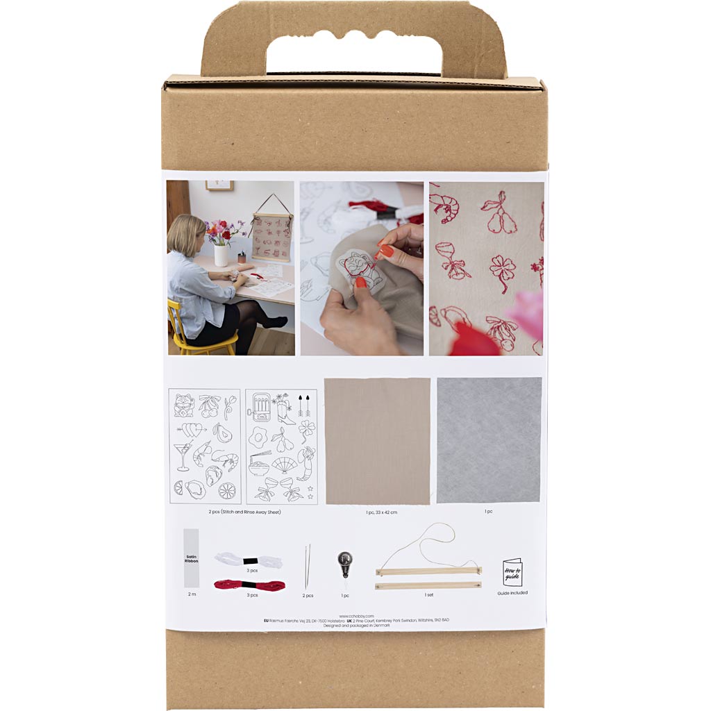 Creativ Company Https: www.cchobby.nl hobbyset-borduurwerk-hangende-decoratie-vlas-1-doos