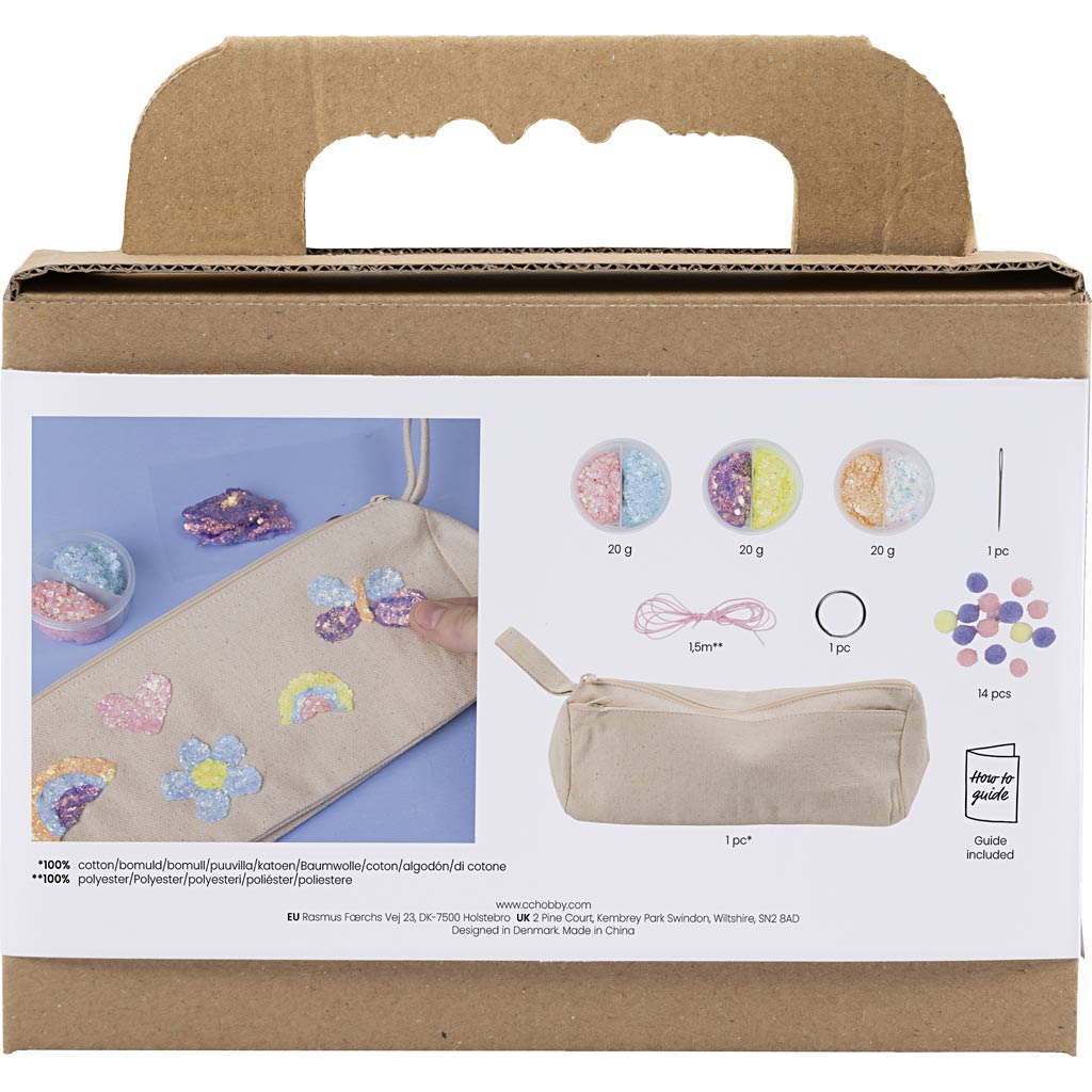 Creativ Company Https: www.cchobby.nl mini-hobbyset-decoratie-etui-pastelkleuren-1-doos