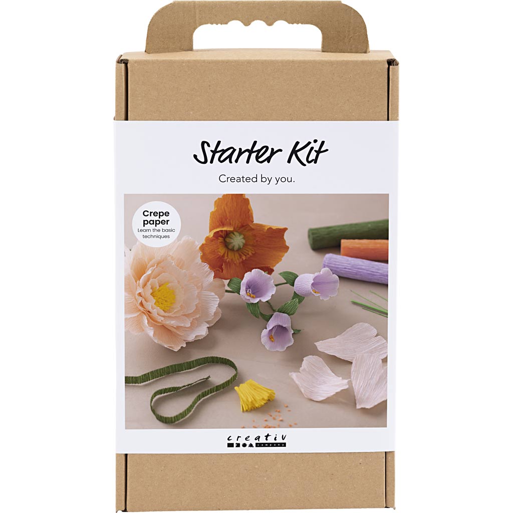 Creativ Company Https: www.cchobby.nl starter-hobbyset-crepepapier-diverse-kleuren-1-doos