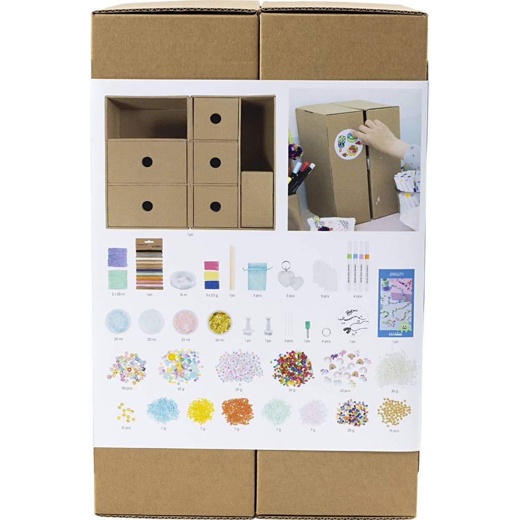 Creativ Company Https: www.cchobby.nl mijn-knutselstation-sieraden-diverse-kleuren-1-stuk-1-doos