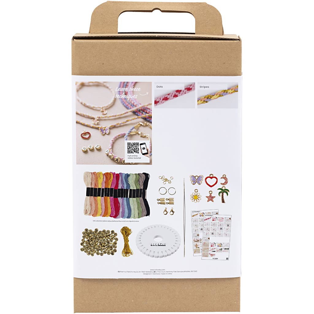 Creativ Company Https: www.cchobby.nl starter-hobbyset-kumihimo-vriendschapsarmband-1-doos