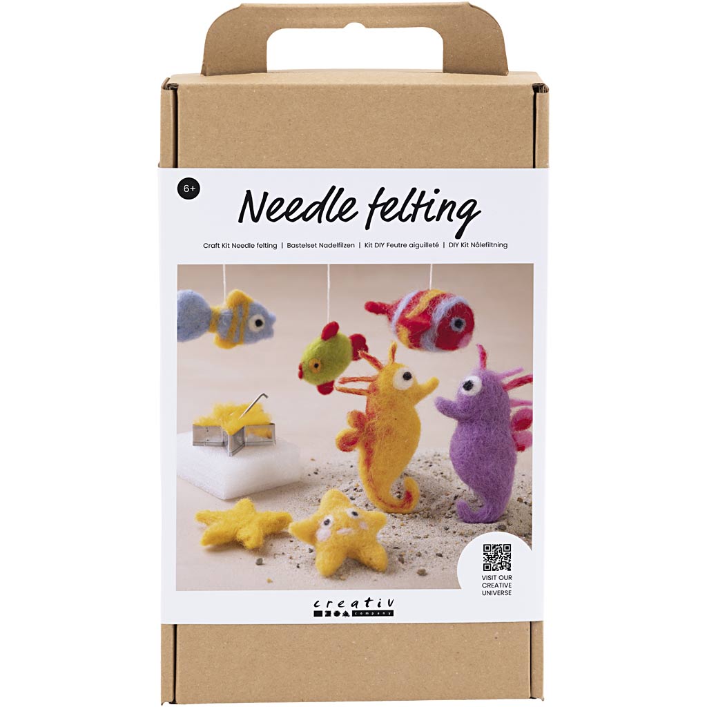 Creativ Company Https: www.cchobby.nl hobbyset-naaldvilten-dieren-in-water-1-doos