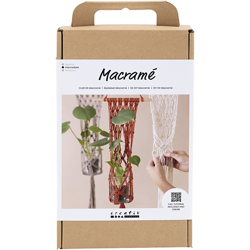 Creativ Company Https: www.cchobby.nl hobbyset-macrame-bloemenhanger-1-doos