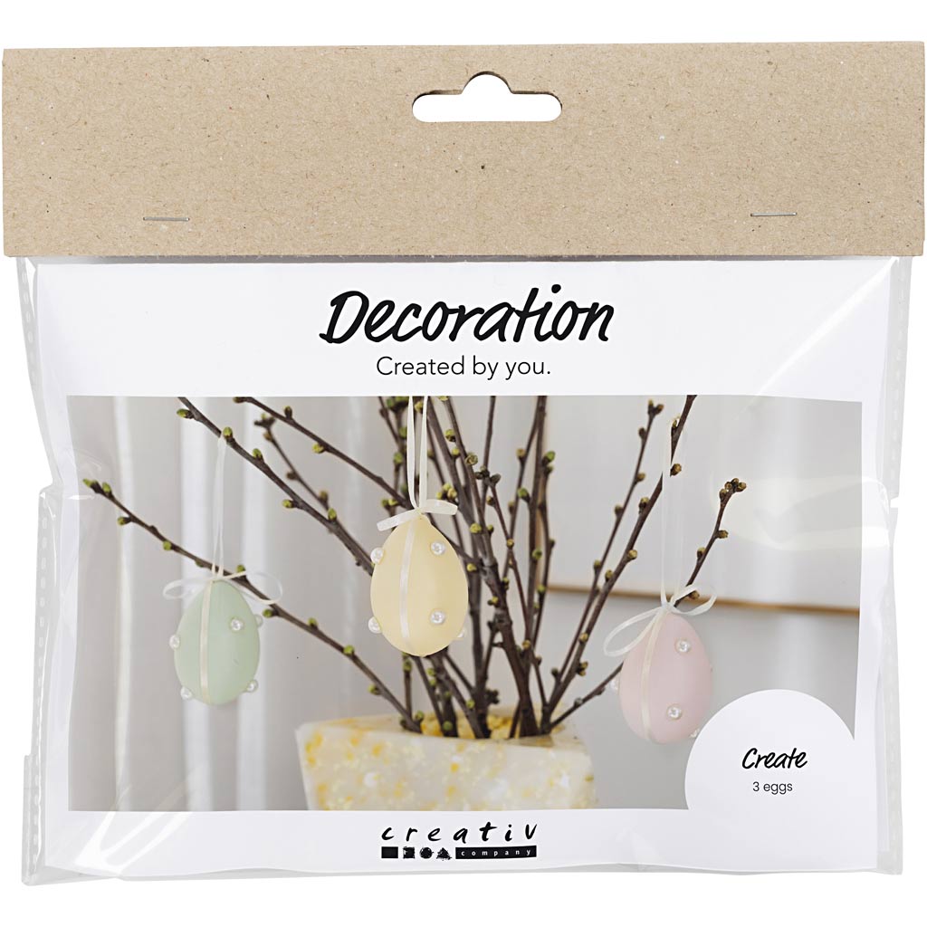Creativ Company Https: www.cchobby.nl mini-hobbyset-decoratie-eieren-pastelkleuren-1-doos
